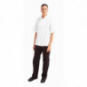Köksskjorta i vitt med korta ärmar Boston - Storlek L - Whites Chefs Clothing - Fourniresto