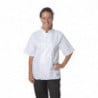 White Short Sleeve Boston Kitchen Jacket - Size S - Whites Chefs Clothing - Fourniresto