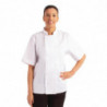 Köksskjorta i vitt med korta ärmar Boston - Storlek S - Whites Chefs Clothing - Fourniresto