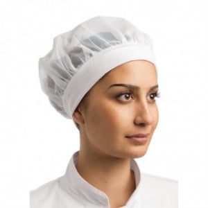 Huvudbon Vit i Nylon - One size - Whites Chefs Clothing - Fourniresto