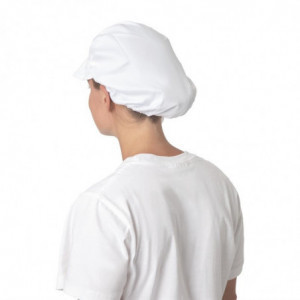 Charlotte Vit i Polybomull - One size - Whites Chefs Clothing - Fourniresto