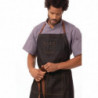 Förkläde Bib Svart Urban Memphis 890 x 1005 mm - Chef Works - Fourniresto
