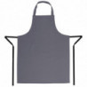 Tablier Bavette Gris Anthracite en Polycoton 711 x 965 mm  - Whites Chefs Clothing - Fourniresto