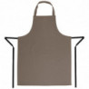 Ficka förkläde ljusbrun i polycotton 711 x 965 mm - Whites Chefs Clothing - Fourniresto