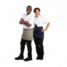 Kort servitörsförkläde i olivgrön polycotton 373 x 750 mm - Whites Chefs Clothing - Fourniresto
