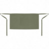 Kort servitörsförkläde i olivgrön polycotton 373 x 750 mm - Whites Chefs Clothing - Fourniresto