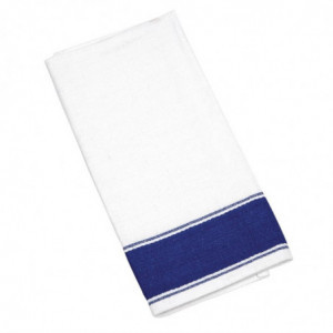 Gastro Napkins with Blue Border 500 x 350 mm - Olympia - Fourniresto