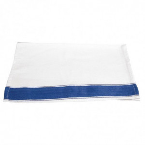 Serviettes Gastro avec Bordure Bleue 500 x 350 mm - Olympia - Fourniresto