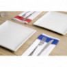 Serviettes Gastro avec Bordure Bleue 500 x 350 mm - Olympia - Fourniresto