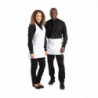 Tablier de Serveur Blanc Marine Col en V en Polycoton 838 x 698 mm - Whites Chefs Clothing - Fourniresto