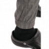 Kitchen Jogger Pants with Fine Black and White Stripes - Size L - Chef Works - Fourniresto
