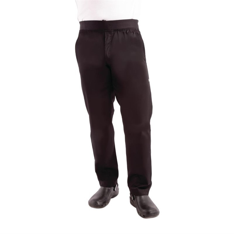 Pantalon Slim Noir pour Homme - Taille L - Chef Works - Fourniresto