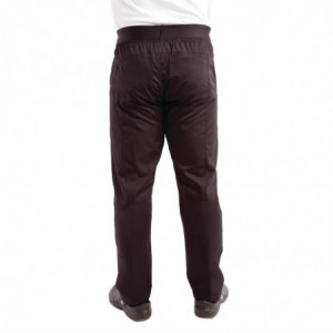 Black Slim Fit Pants for Men - Size L - Chef Works - Fourniresto