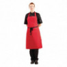 Red Polycotton Bib Apron - Whites Chefs Clothing - Fourniresto