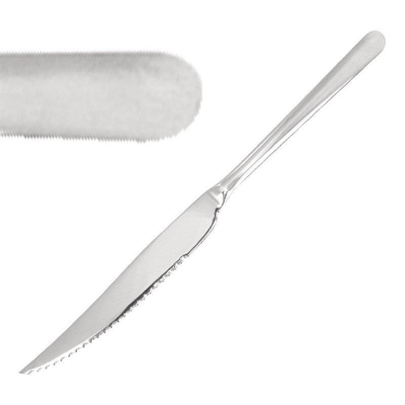 Kniv för kött eller pizza spegel 235 mm - 12-pack - Olympia - Fourniresto