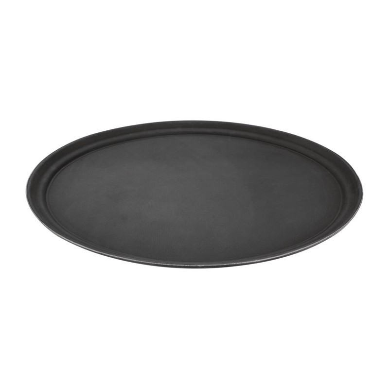 Oval plastbricka i halkfritt plastmaterial 685 x 560 mm - Olympia KRISTALLON - Fourniresto