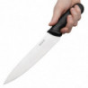 Kockkniv Svart Blad 21,5 cm - Hygiplas - Fourniresto