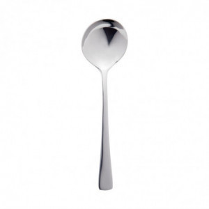 Clifton Stainless Steel Soup Spoon - Set of 12 - Olympia - Fourniresto