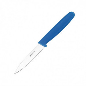 Kniv med blått blad 7,5 cm - Hygiplas - Fourniresto