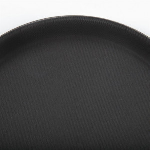 Round Black Non-Slip Tray Ø 356 mm - Olympia KRISTALLON - Fourniresto