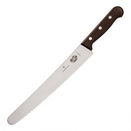 Konditorikniv med tandad böjd klinga 25,5 cm - Victorinox - Fourniresto