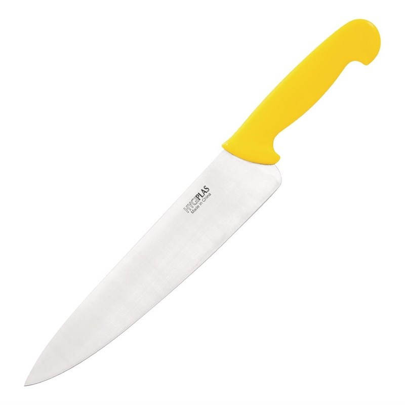 Kokin keltainen veitsi, terä 25,5 cm - Hygiplas - Fourniresto