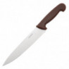 Kockkniv Brun Blad 21,5 cm - Hygiplas - Fourniresto