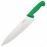 Kockkniv Grön Blad 25,5 cm - Hygiplas - Fourniresto