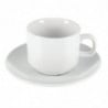 Tasse Empilable Blanche Whiteware 200 Ml Ø 80 Mm - Lot De 12 - Olympia - Fourniresto