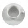 Staplingsbar Vit Tekopp Whiteware 200 ml Ø 80 mm - Set om 12 - Olympia - Fourniresto