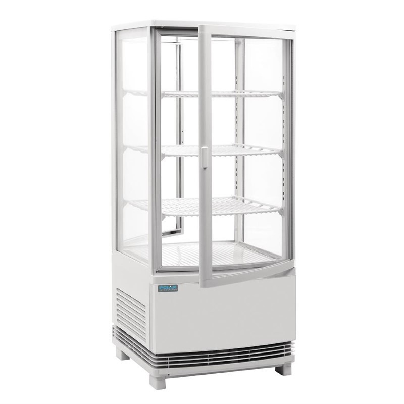Vit kylskåpsdisplay vit 2 böjda dörrar 86 L - Polar Vit kylskåpsdisplay vit 2 böjda dörrar 86 L - Polar