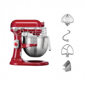 Keittiöapuri ammattikäyttöön punainen Empire 6,9 L - KitchenAid - Fourniresto