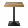 Bord av fyrkantigt bord med trappstegseffekt i gjutjärn 425 x 720 mm - Bolero - Fourniresto