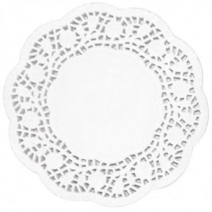 Round Paper Doily Ø 100 mm - Pack of 250 - Fiesta - Fourniresto