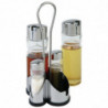 Hushållsset med flaskställ för olja och vinäger, salt- och pepparkar - APS - Fourniresto