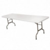 Table Pliable Au Centre Blanche 2430 Mm - Bolero - Fourniresto