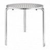 Round Bistro Table in stainless steel - Ø 700 mm - Bolero - Fourniresto