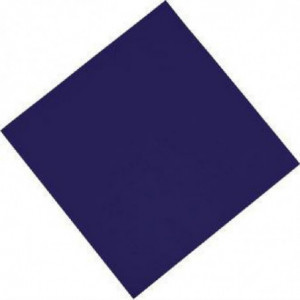 Sininen kaksikerroksinen paperinen pöytäliina 300 x 300 mm - 1500 kappaleen erä - FourniResto - Fourniresto