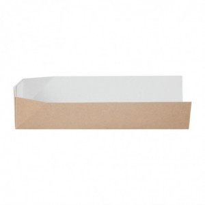 Recyclable Sandwich Box 80 x 250 mm - Pack of 500 - Colpac - Fourniresto