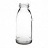 Mini Glass Milk Bottle 200 ml - Pack of 12 - Olympia - Fourniresto