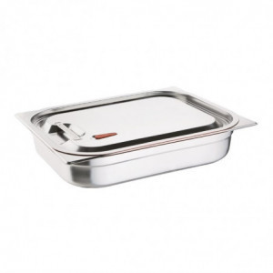 Airtight Stainless Steel and Silicone Lid for GN 1/2 Pan - Vogue - Fourniresto