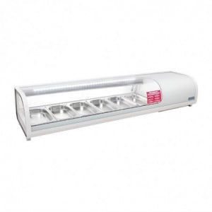 Jääkaappivitriini Tapaksille 6 x GN 1/3 - Polar