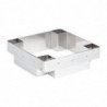 Square Stainless Steel Cutter 75 x 107 mm - Matfer - Fourniresto