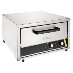 Pizzaugn 45 cm med sten - 2000 W - Buffalo