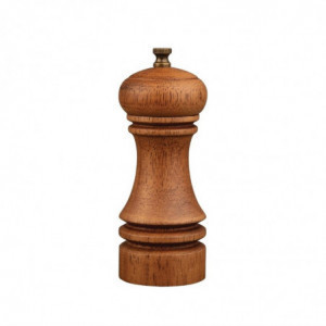 Salt and Pepper Mill in Aged Wood Effect 150 mm - Olympia - Fourniresto