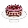 Glass Cake Display Stand Ø 305 mm - Olympia - Fourniresto