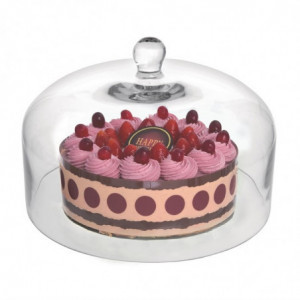 Cloche à Gâteau en Verre Ø 285 mm - Olympia - Fourniresto