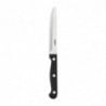 Rounded Black Steak Knives - Set of 12 - Olympia - Fourniresto