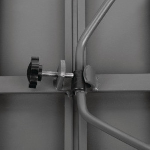 Bord i grått stål 700 x 700 mm - Bolero - Fourniresto