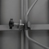 Bord i grått stål 700 x 700 mm - Bolero - Fourniresto
